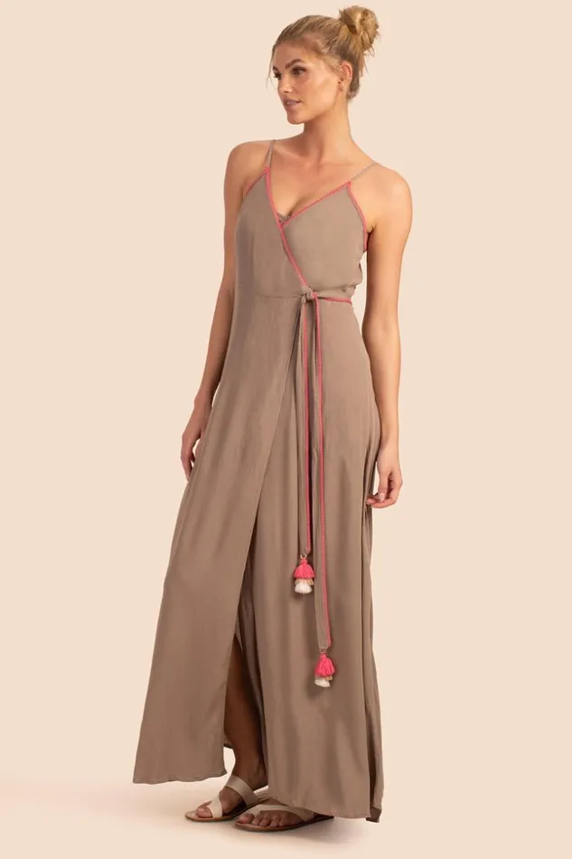 SHOP Trina Turk MATCHING SWIM SETS BRITTANY MAXI WRAP DRESS