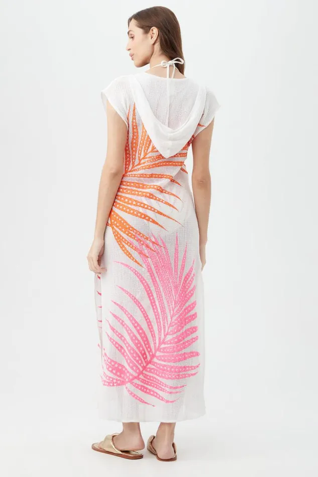 SHOP Trina Turk MATCHING SWIM SETS WOMEN039S SHEER TROPICS VNECK SLEEVELESS MAXI DRESS SWIM COVERUP