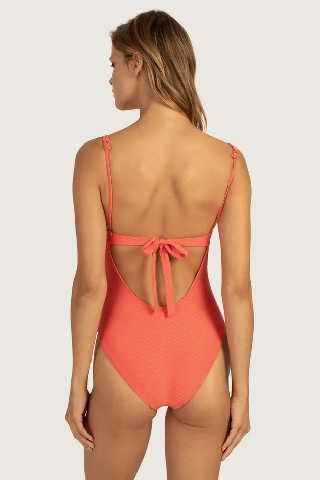SHOP Trina Turk ONE PIECE SWIMWEAR EMPIRE LUREX UNDERWIRE ONE PIECE