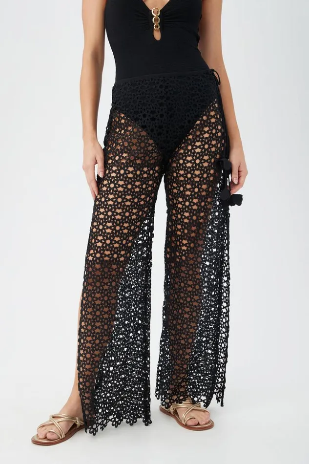 SHOP Trina Turk SWIM COVER UPS WOMEN039S CHATEAU SHEER LACE SIDE SLIT SWIM COVERUP PANT SHOP Trina Turk SWIM COVER UPS WOMEN039S CHATEAU SHEER LACE SIDE SLIT SWIM COVERUP PANT