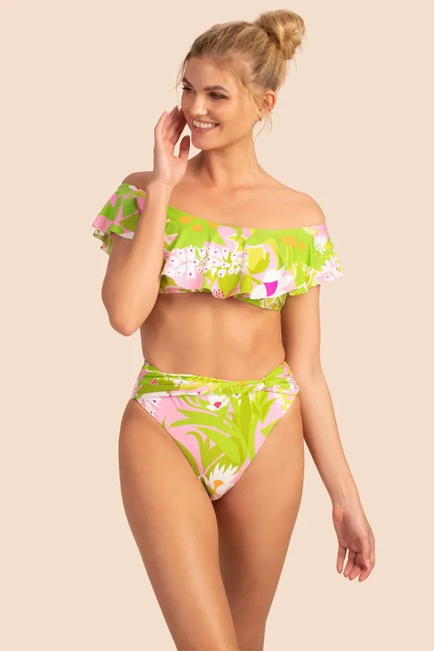 SHOP Trina Turk SWIM TOPS LA PALMA OFF THE SHOULDER TOP