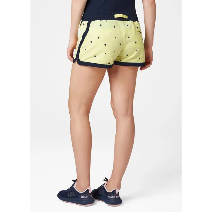 Shorts and Beachwear Women Helly Hansen W SOLEN PRINTED WATERSHORTS 25034 386 Yellow Pear