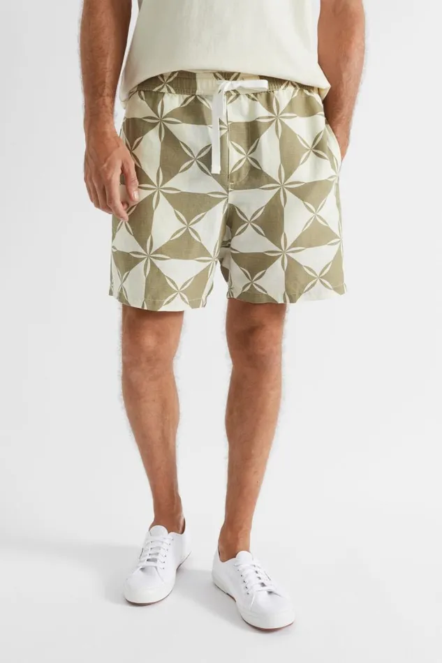 Shorts Man Seed Heritage Abstract Resort Short Bay Leaf Abstract