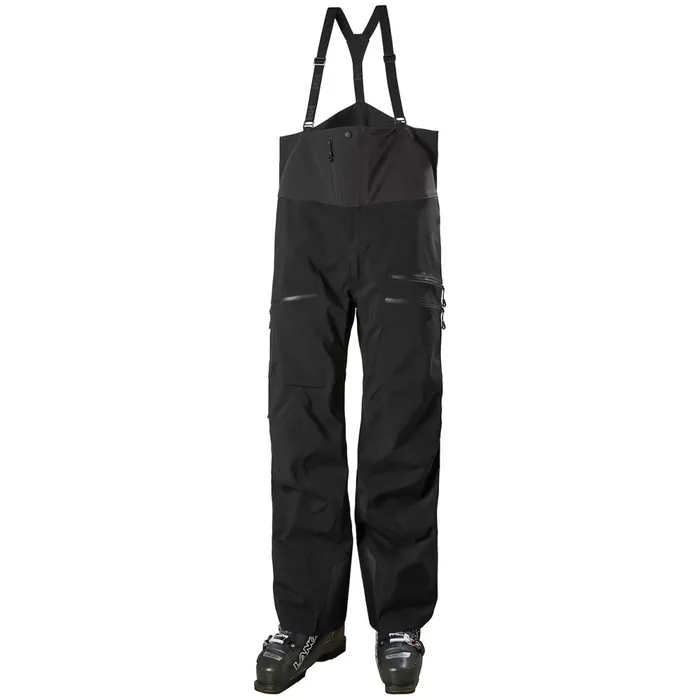 Ski Pants Men Helly Hansen ODIN MOUNTAIN 3L SHELL BIB PANT 990 Black