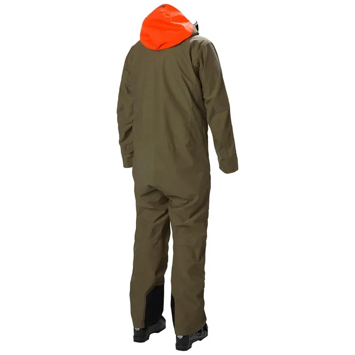 Ski Pants Men Helly Hansen ULLR CHUGACH POWDER SUIT 458 Uniform Gre