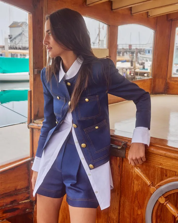 Skirts and Shorts Shop Veronica Beard Keita HighRise Short Ecru