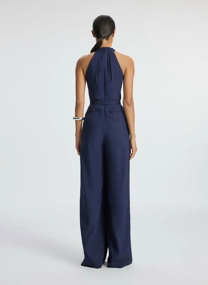 Skirts Women ALC Murphy II Stretch Linen Jumpsuit Maritime Navy