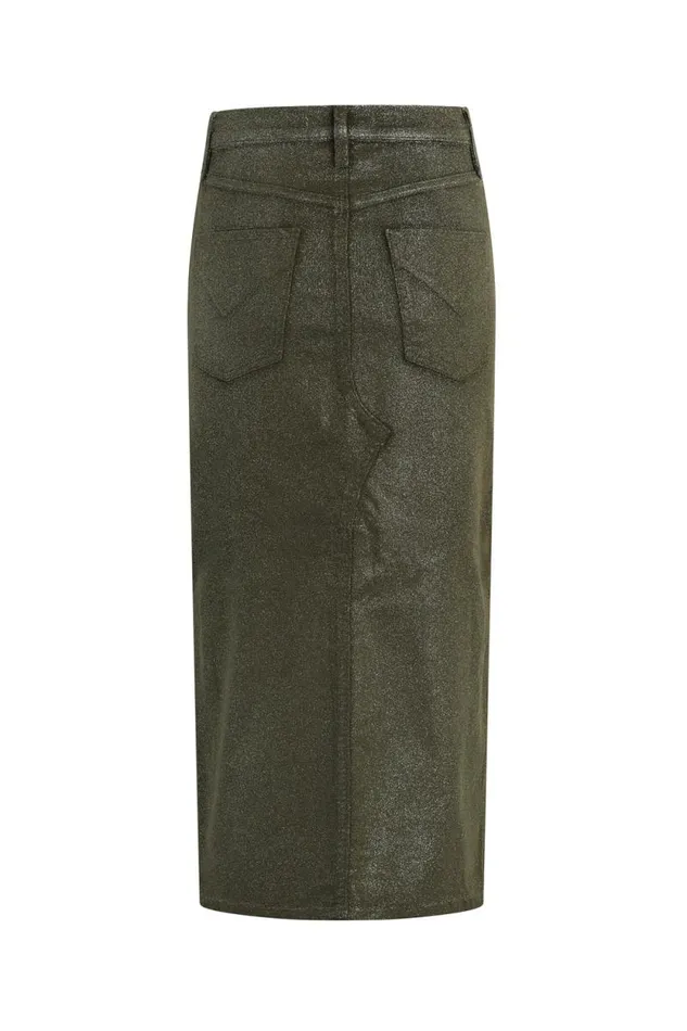 Skirts Women Hudson Jeans Reconstructed Skirt Cypress Glitter
