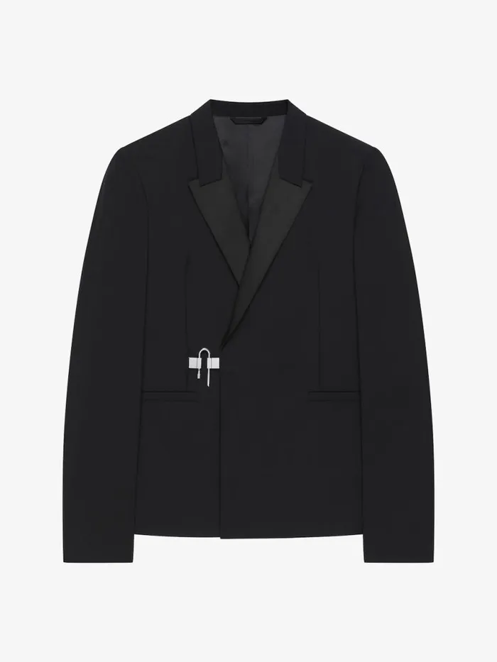 SlimFit Jacket In Wool With ULock Closing Black Men Givenchy Coats and Jackets SlimFit Jacket In Wool With ULock Closing Black Men Givenchy Coats and Jackets