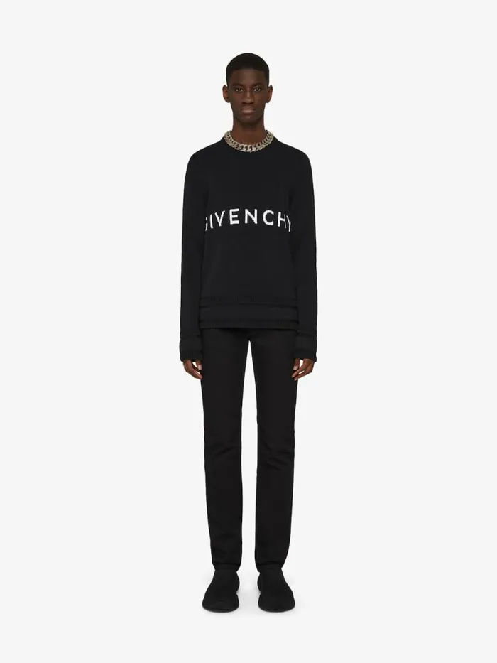 Slim Fit Jeans In Denim Black Men Givenchy Pants and Shorts