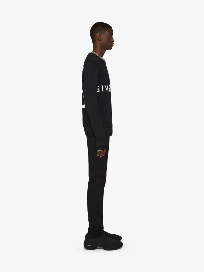 Slim Fit Jeans In Denim Black Men Givenchy Pants and Shorts
