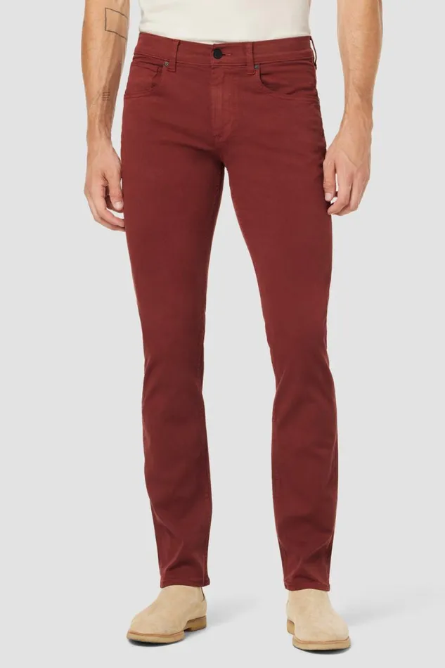 Slim Men Hudson Jeans Blake Slim Straight Twill Pant Brick