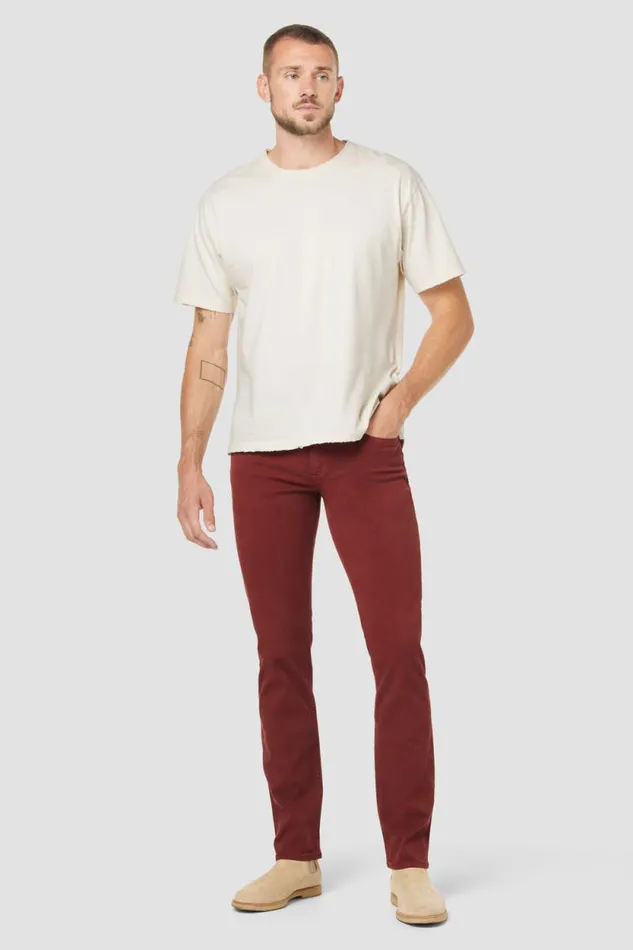 Slim Men Hudson Jeans Blake Slim Straight Twill Pant Brick Slim Men Hudson Jeans Blake Slim Straight Twill Pant Brick