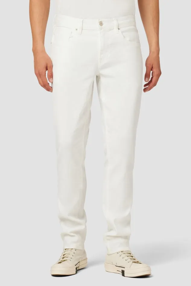 Slim Men Hudson Jeans Blake Slim Straight Twill Pant Snow