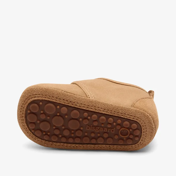 Slippers baby cotton camel Brown bisgaardshoes BABY