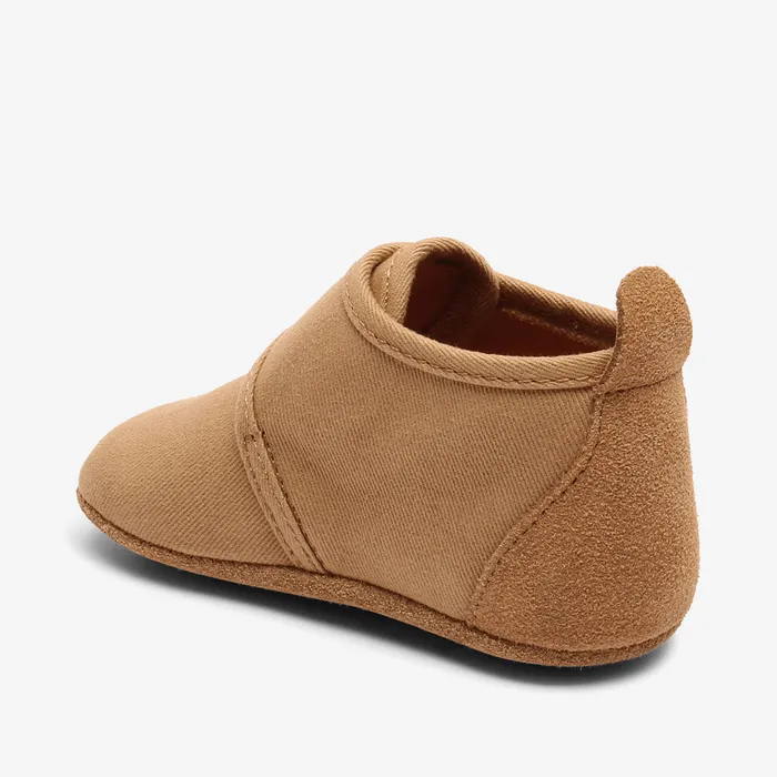 Slippers baby cotton camel Brown bisgaardshoes BABY