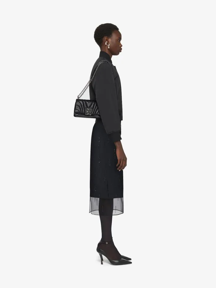 Small 4g Soft Bag In Quilted Leather Black Women Givenchy Shoulder Bags