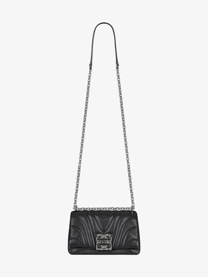 Small 4g Soft Bag In Quilted Leather Black Women Givenchy Shoulder Bags