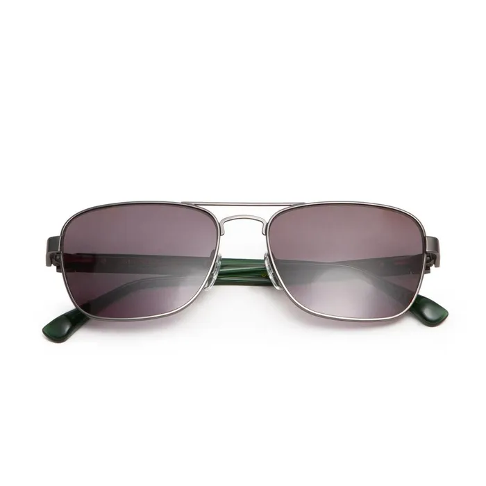 Sole Aviator Sunglasses 8211 Gunmetal Women Bruno Magli Sunglasses