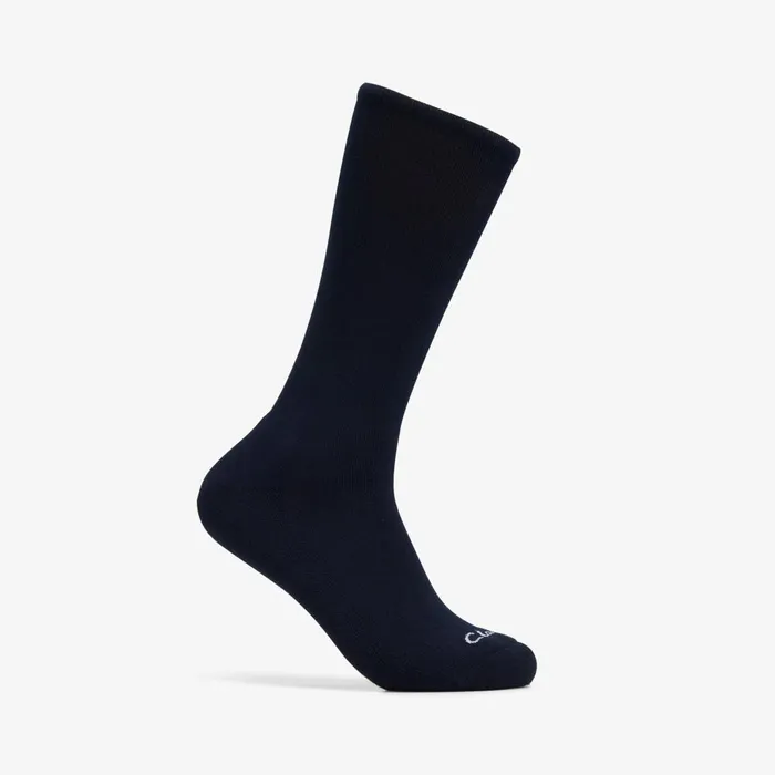 Solid Crew Sock Navy Men Clarks Accessories