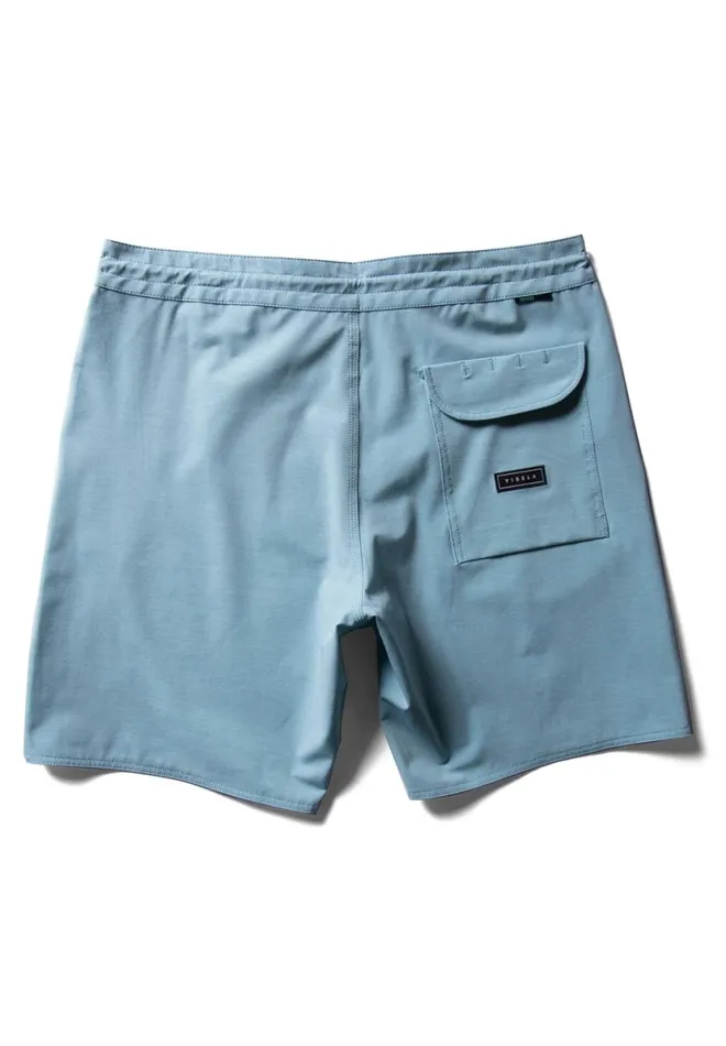 Solid Sets 185quot Boardshort Aqua Men Vissla Boardshorts