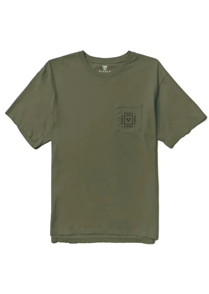 Soren Sernade Organic Pkt Tee Surplus Men Vissla Tees