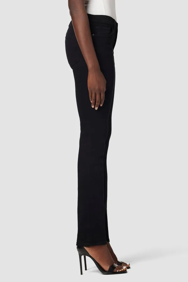 Straight Women Hudson Jeans Nico MidRise Straight Jean Black Straight Women Hudson Jeans Nico MidRise Straight Jean Black