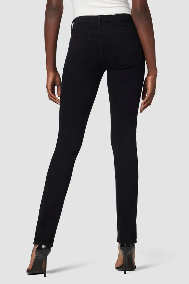 Straight Women Hudson Jeans Nico MidRise Straight Jean Black Straight Women Hudson Jeans Nico MidRise Straight Jean Black