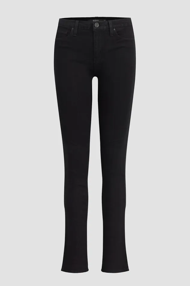 Straight Women Hudson Jeans Nico MidRise Straight Jean Black Straight Women Hudson Jeans Nico MidRise Straight Jean Black
