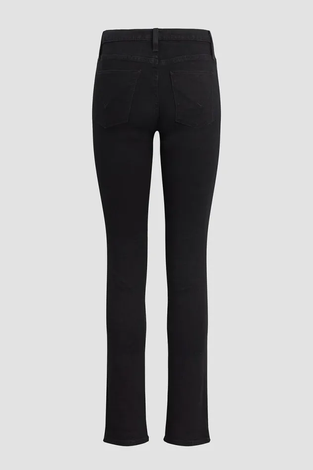 Straight Women Hudson Jeans Nico MidRise Straight Jean Black Straight Women Hudson Jeans Nico MidRise Straight Jean Black