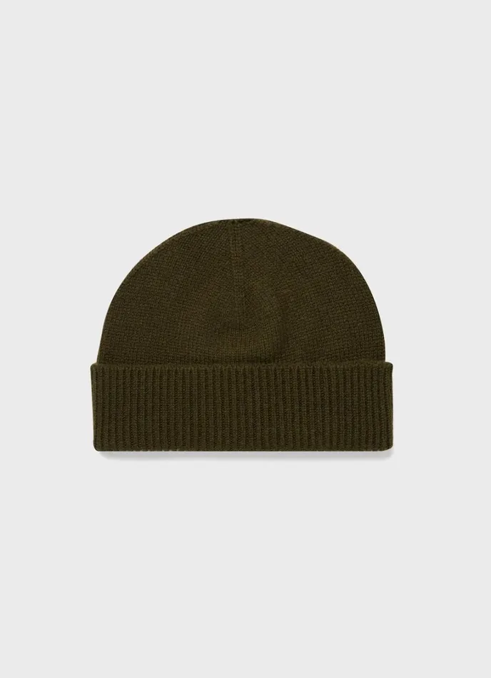 SUNSPEL Hats Scarves Gloves Scottish Lambswool Hat Dark Olive 8211 MenWomen