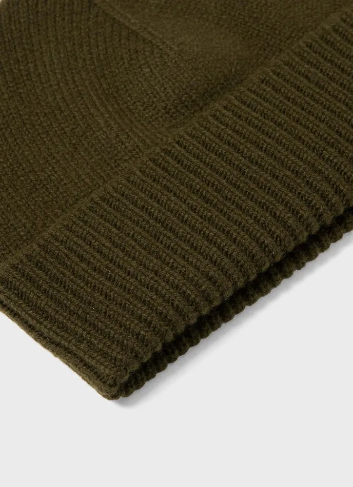 SUNSPEL Hats Scarves Gloves Scottish Lambswool Hat Dark Olive 8211 MenWomen
