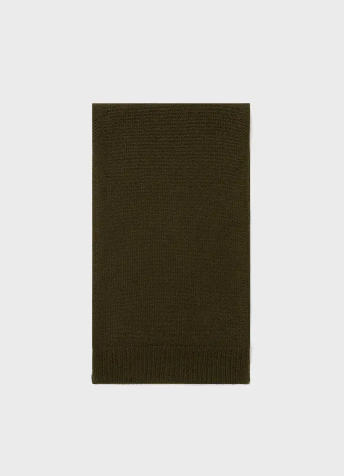 SUNSPEL Hats Scarves Gloves Scottish Lambswool Scarf Dark Olive 8211 MenWomen