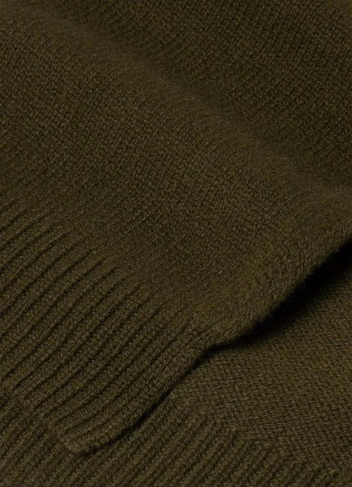 SUNSPEL Hats Scarves Gloves Scottish Lambswool Scarf Dark Olive 8211 MenWomen