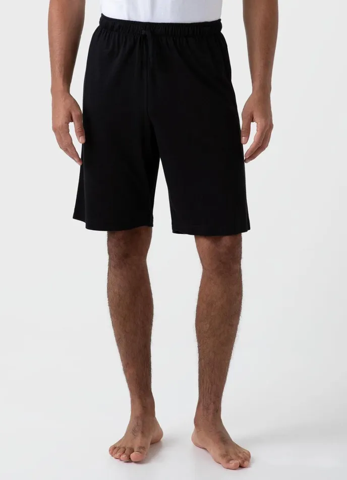 SUNSPEL Loungewear and Sleepwear Cotton Modal Lounge Shorts Black 8211 Men