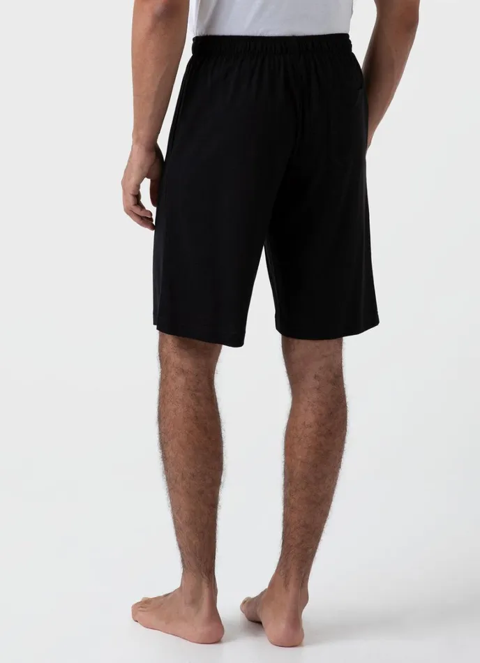 SUNSPEL Loungewear and Sleepwear Cotton Modal Lounge Shorts Black 8211 Men