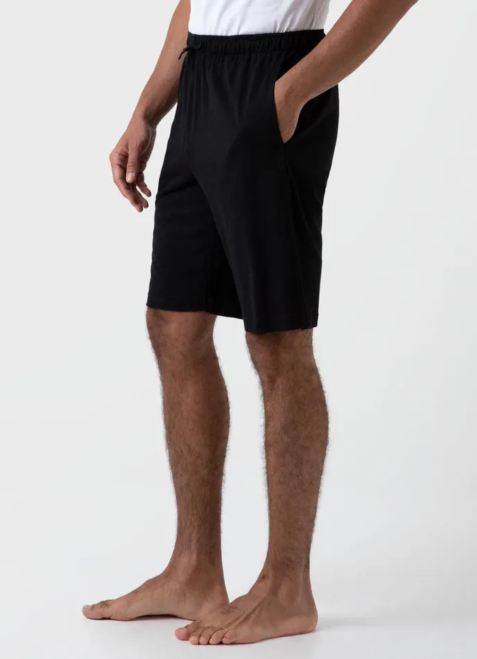 SUNSPEL Loungewear and Sleepwear Cotton Modal Lounge Shorts Black 8211 Men