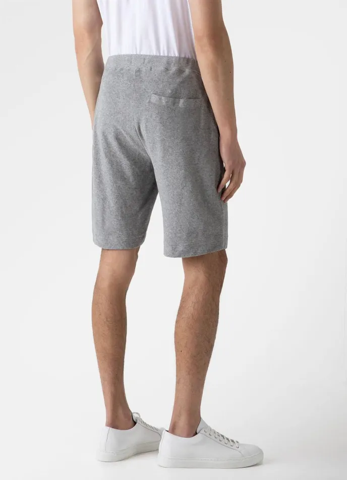 SUNSPEL Loungewear and Sleepwear Towelling Shorts Grey Melange 8211 Men