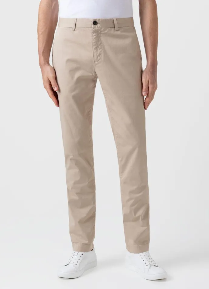 SUNSPEL Pants Slim Fit Chino Light Stone 8211 Men