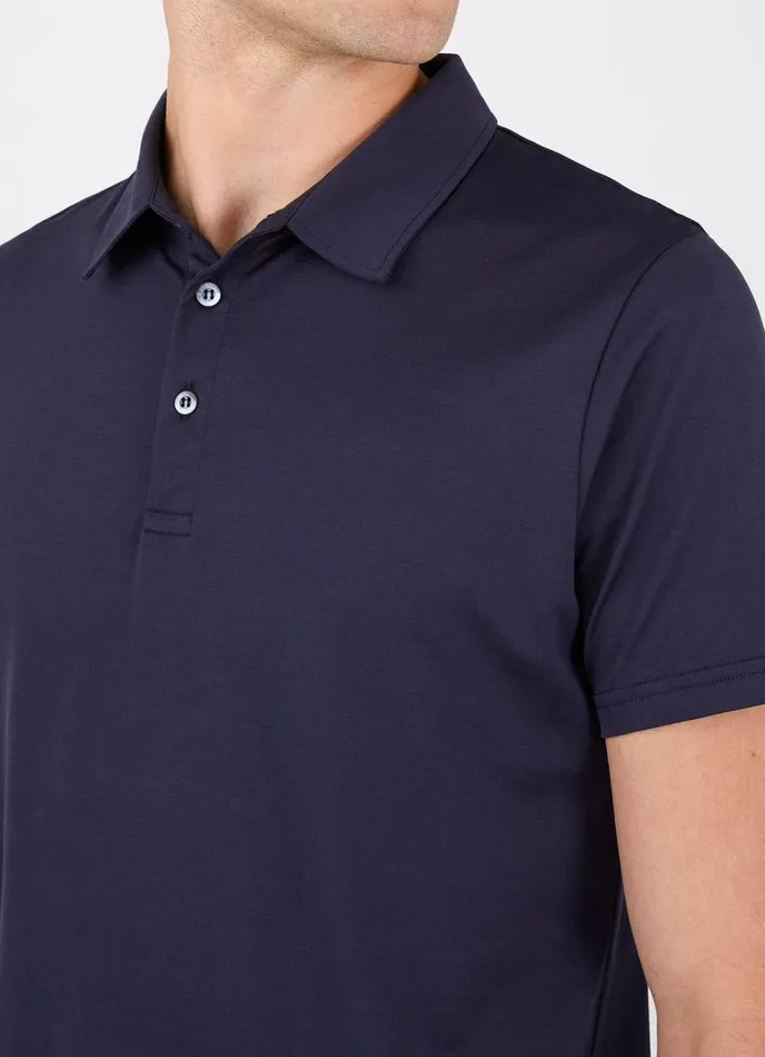 SUNSPEL Polo Shirts Jersey Classic Polo Shirt Navy 8211 Men