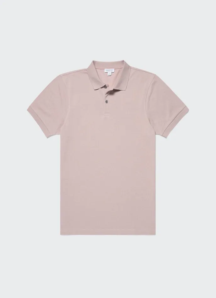 SUNSPEL Polo Shirts Piqu Polo Shirt Pale Pink 8211 Men