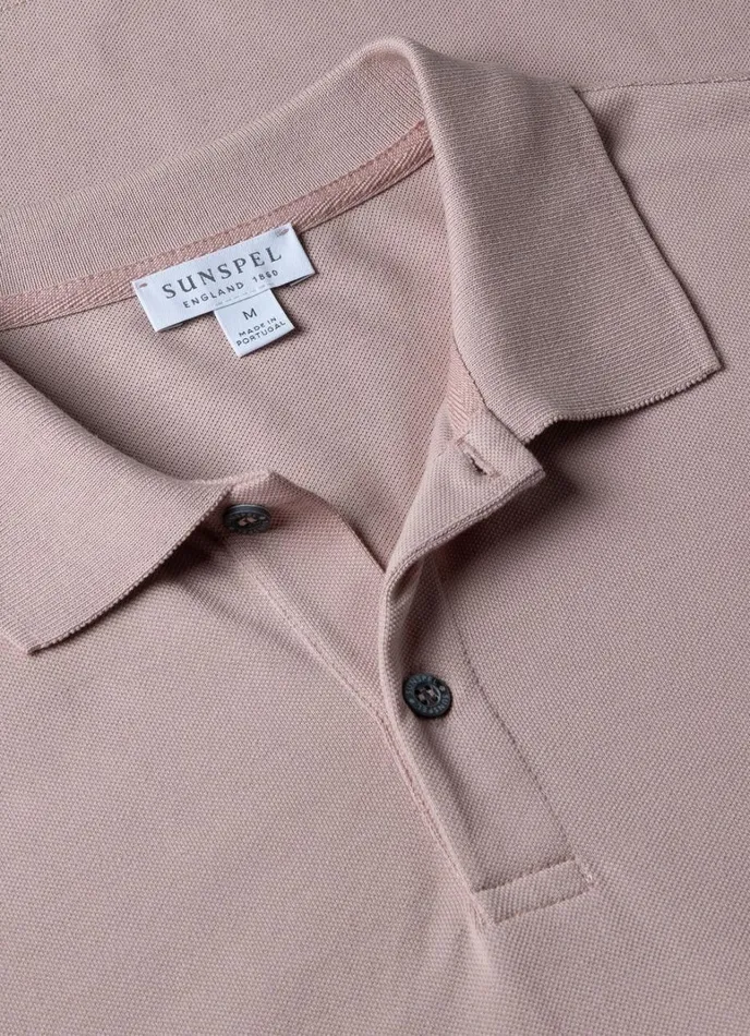 SUNSPEL Polo Shirts Piqu Polo Shirt Pale Pink 8211 Men