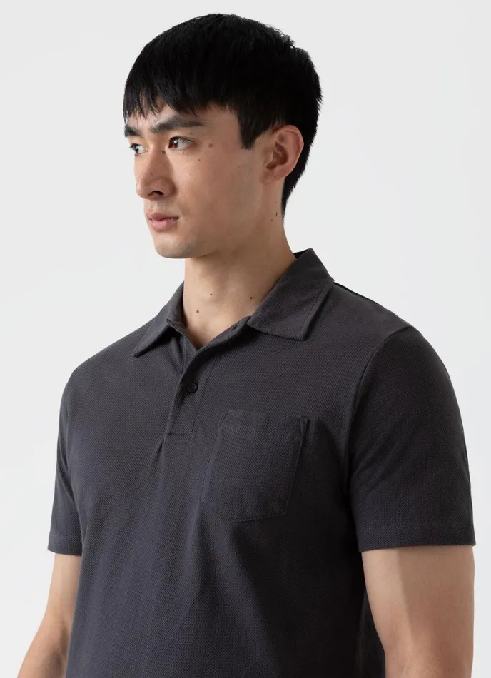 SUNSPEL Polo Shirts Riviera Polo Shirt Charcoal 8211 Men