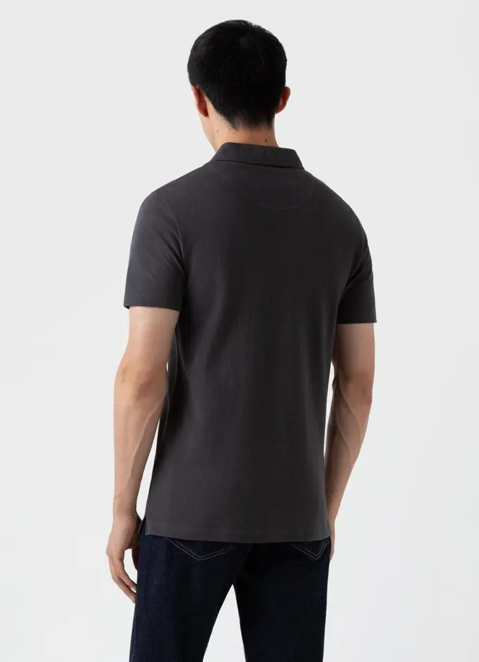 SUNSPEL Polo Shirts Riviera Polo Shirt Charcoal 8211 Men