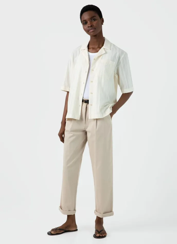 SUNSPEL Shirts and Blouses Camp Collar Shirt 8211 Women