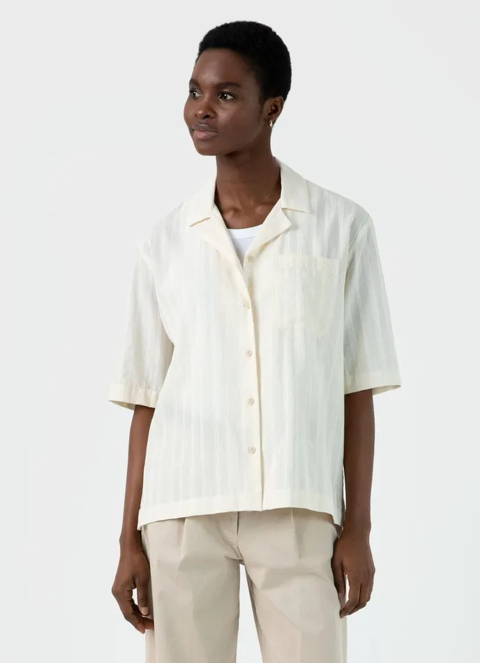SUNSPEL Shirts and Blouses Camp Collar Shirt 8211 Women