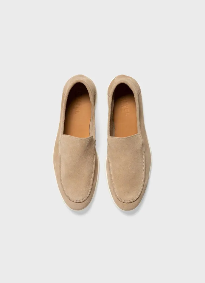SUNSPEL Shoes Suede Loafer Sand 8211 Men