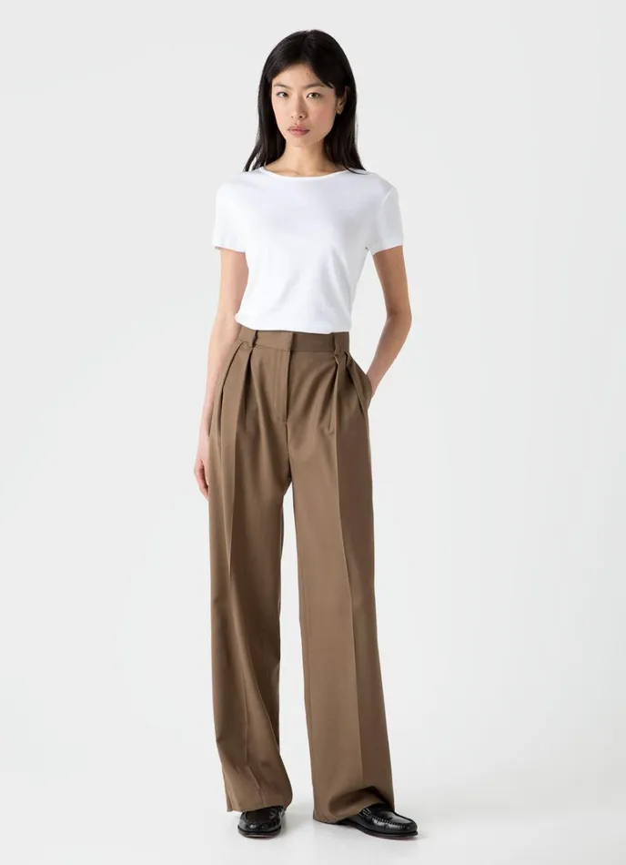 SUNSPEL Tshirts and Tops Sea Island Cotton Tshirt White 8211 Women