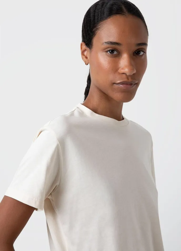 SUNSPEL Tshirts and Tops Undyed Boy Fit Tshirt Undyed 8211 Women