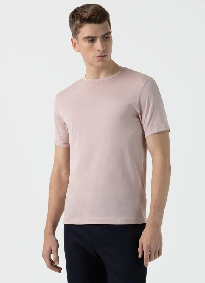 SUNSPEL Tshirts Classic Tshirt Pale Pink 8211 Men